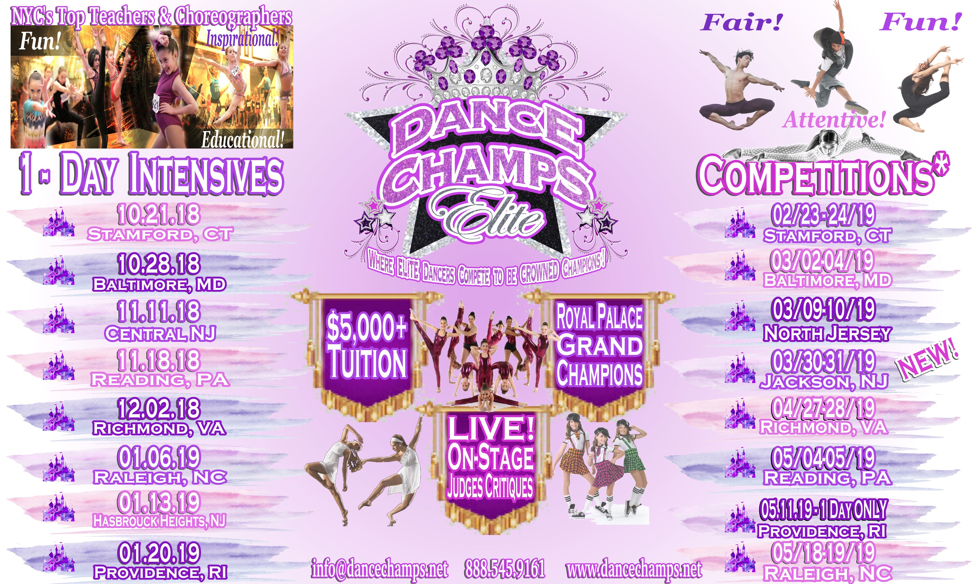 Dates Dance Champs Elite Dance Competitions LIVE! OnStage Judges