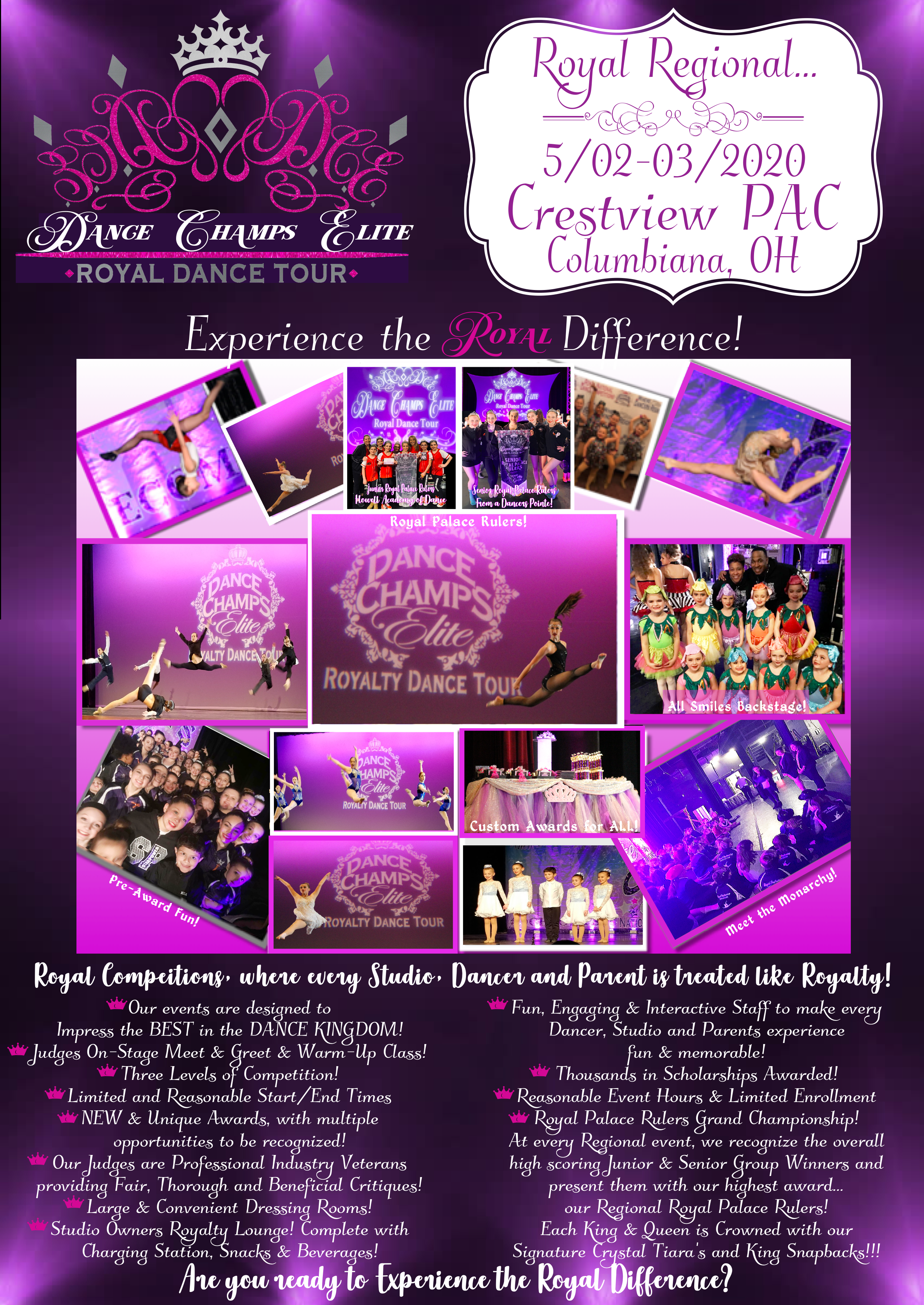 Ohio Dance Champs Elite Dance Competitions LIVE! OnStage Judges